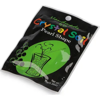 Vodní perly - gelové kuličky do vázy Ø14 mm, malé, 3 zelená