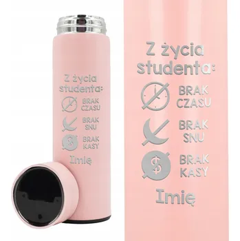 Termoska Termohrnek Růžová Termoska Do Školy Pro Studenty Se Studentskými Vzory