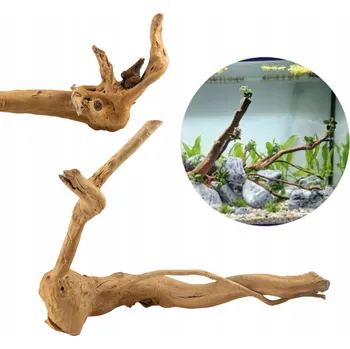 Dekorace do akvária Kořen do akvária Red Moor 40-50cm – MASIVNÍ A PEVNÝ