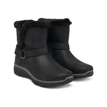 Dámské kozačky Polokozačky Skechers Easy Going 168045/BLK Černá 35