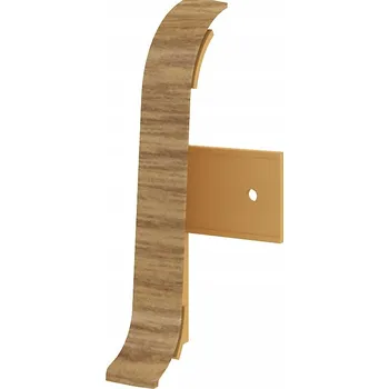 Levá koncovka, pravá koncovka Vilo PVC 3,5 x 55, délka 10 cm, dub