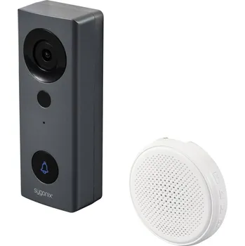 Sygonix Wi-Fi, bezdrátový domovní IP/video telefon šedá, bílá, SY-6721068