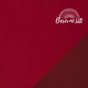 Zimni softshell s elastanem Červená (E) (Zimní softshell jednobarevný s elastanem)