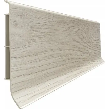 soklová lišta Lišta Vilo PVC 5 x 80 cm, délka 10 cm, dub
