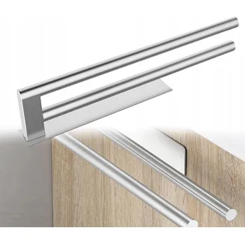 Držák na ručník DRŽÁK NA RUČNÍKY BEZ VRTÁNÍ, DVOJITÝ DVOURAMENNÝ VĚŠÁK NA RUČNÍKY