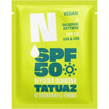 Tělový krém Neba Tělový krém na tetování s ochranou proti slunci SPF50, sáček 3 ml