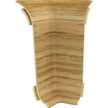 Vnitřní roh Vilo PVC 4 x 55, délka 10 cm, dub