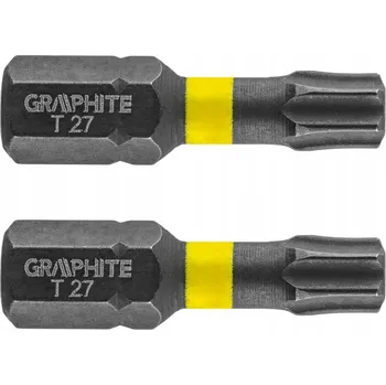 Bit Rázové bity TX27 x 25 mm 2 ks GRAPHITE 56H515