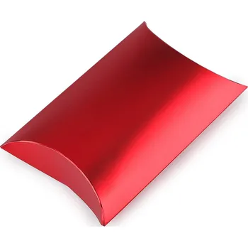 Dárková krabička Dárková krabička metalická, malé, 8 červená metalic