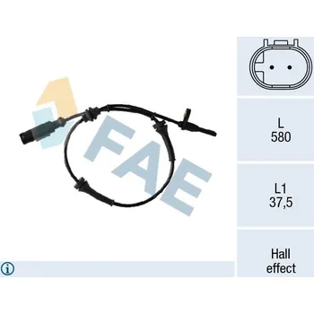 Přislušenství brzdového systému Snímač, otáčky kola FAE 78307