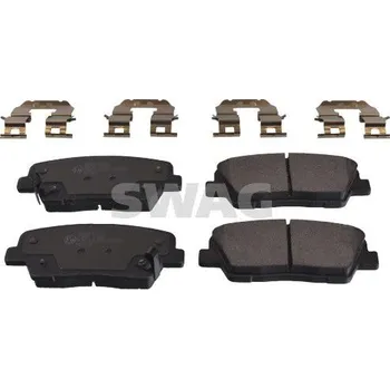 Brzdová destička Sada brzdových destiček, kotoučová brzda SWAG 33 10 7139