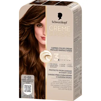 Schwarzkopf Creme Supreme 60 ml, 6-68 tmavá karamelová blond