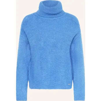 Dámský svetr More & More Dámský Svetr S Rolákem, modrá, 36