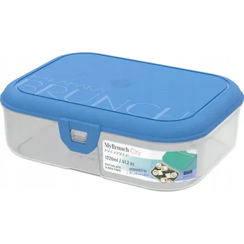 Svačinový box Svačinový Box MyBrunch City 1220ml MAKAMAKA modrý