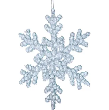 Vánoční ozdoba Skleněná vánoční ozdoba ø 6 cm Snowflake – Dakls ID_1737976