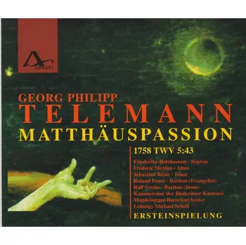 Zahraniční hudba TELEMANN,G.P.: Matthäuspassion 1758 TWV 5:43 (2CD) (Kammerchor der Biederitzer Kantorei, Magdeburger Barockorchester)