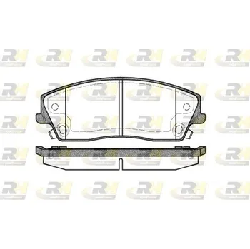Brzdový systém Klocki hamulcowe 24166, 21126.08