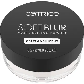 Pudr Catrice Soft Blur Matte průhledný pudr na obličej 001, 8 g
