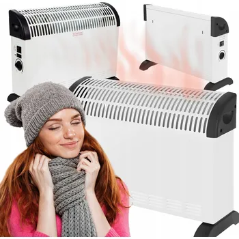 Přímotop Elektrický radiátor Volteno 2000 W černý 550 x 380 mm