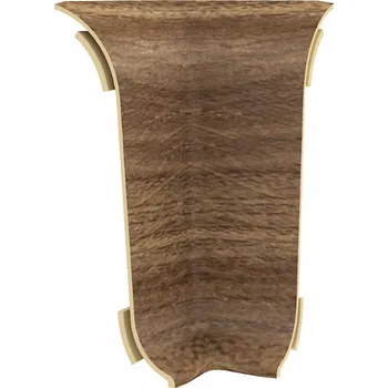 Vnitřní roh Vilo PVC 4 x 55, délka 10 cm, dub