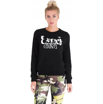 Pánská mikina TREC WEAR TREC FIT SPORTOVNÍ MIKINA MIKINA BEZ KAPUCE 09 ČERNÁ M