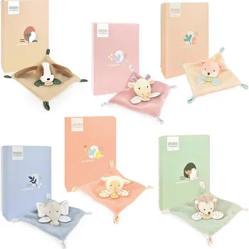 plyšák Doudou Plyšový muchláček zelený Ježek 19 cm