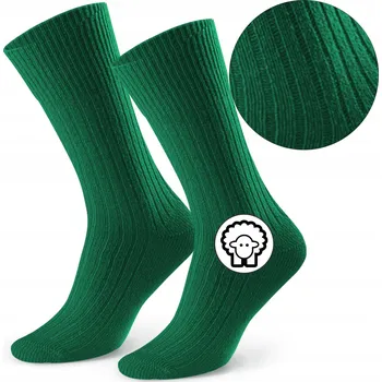 Vlněné Ponožky Steven zelené, velikost 41-43