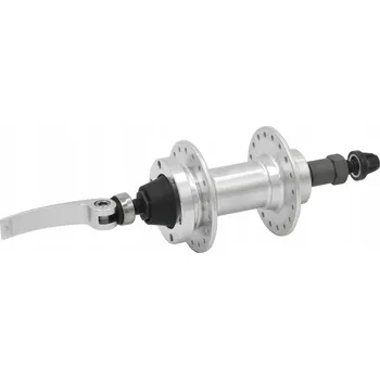 Náboj kola Zadní náboj Joytech JY-D242DSE 32H pro volnoběžku, kotoučová brzda, rychloupínák (QR), stříbrný