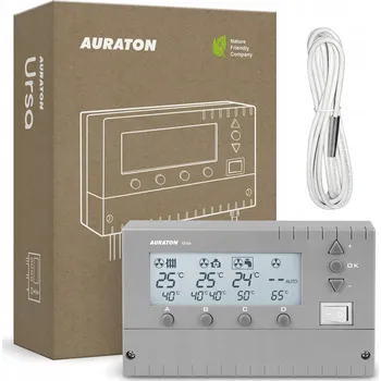 Regulátor pro oběhové čerpadlo topení Auraton drátový stříbrný s funkcí GUARD