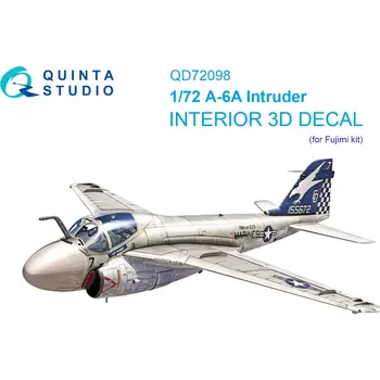 Plastikový model Quinta studio 1/72 A-6A Intruder 3D-Print&col.Interior (FUJI)