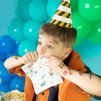 Papírový ubrousek Papírové ubrousky Auta Stavba Auta 10 kusů