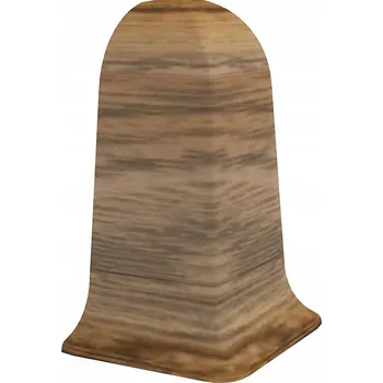 soklová lišta Vnější roh Vilo PVC 4 x 55, délka 10 cm, dub
