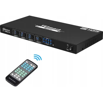 HDMI maticový přepínač 4x4 HDCP 1.4 4K UHD