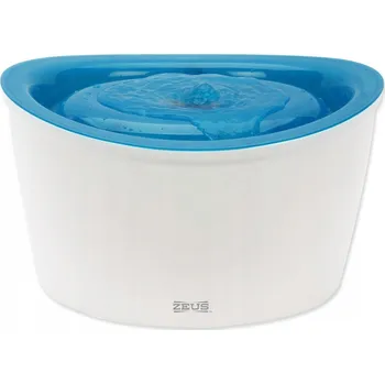 Miska pro psa Pítko s fontánou z plastu Zeus bílé 6 l