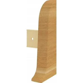 Levá koncovka, pravá koncovka Vilo PVC 3,5 x 55, délka 10 cm, dub