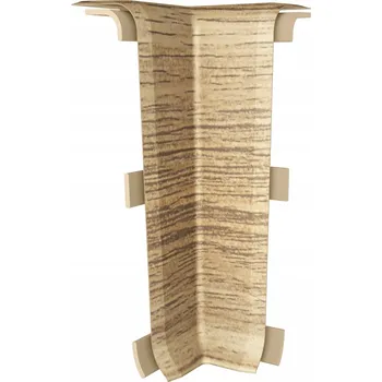 Vnitřní roh Vilo PVC 3,3 x 10, délka 6 cm, dub