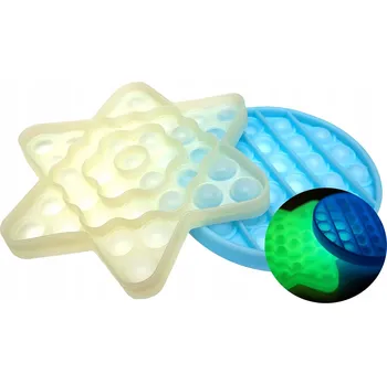 POP IT POP IT HRA PUSH BUBBLE SENZORICKÁ HRAČKA ANTI-STRES BUBLINY DVOJBALENÍ 2KS