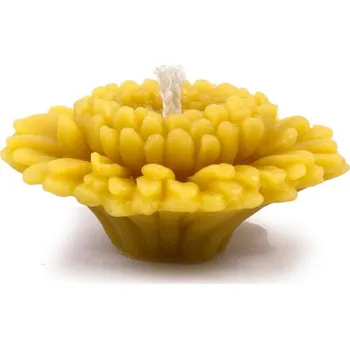 Svíčka Svíčka z včelího vosku - Květinka