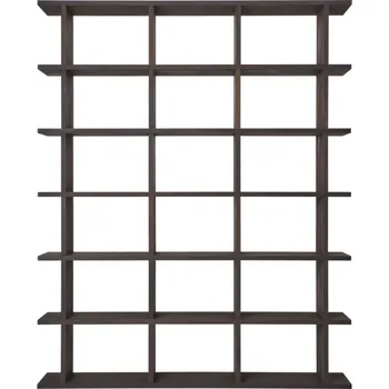 Knihovna Knihovna Kona 3 x 6 "Dark Stained Oak" ferm LIVING