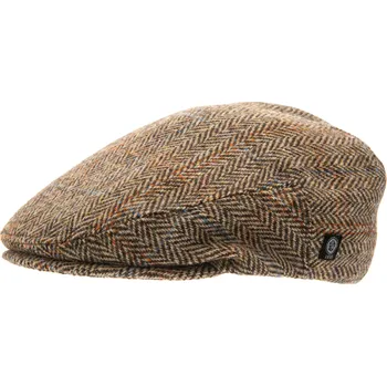 Čepice CTH Ericsson of Sweden Zimní vlněná bekovka - driver cap od CTH Ericson - Harris Tweed Camel Edward Velikost: 62 cm