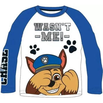 Chlapecké tričko dlouhý rukáv Tlapková patrola 52021619 modrá