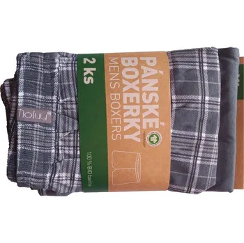 Trenýrky Pánské trenýrky Molvy 100% BIO Bavlna KP086 L