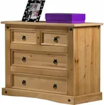 Komoda IDEA nábytek 92 x 45 x 80 cm, bezbarvá