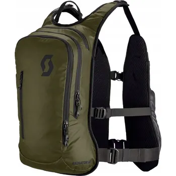 turistický batoh SCOTT Batoh Radiator 12l černá/jedlová zelená batoh s vakem na vodu enduro cross