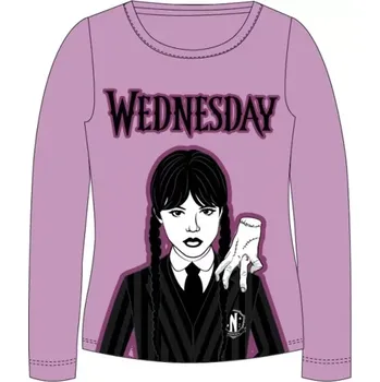 Dívčí tričko Dívčí tričko dlouhý rukáv Wednesday 5202008 fialová