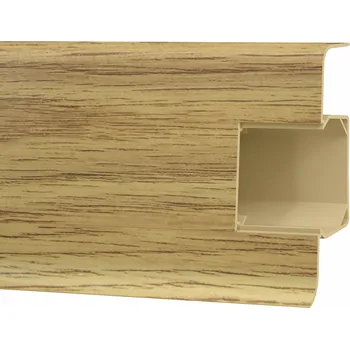 PVC lišta Vox Vilo 2,1 x 66, délka 2 cm, dub