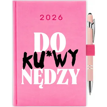 Kalendář Knižkový kalendář pro učitele 2026 A5, růžový