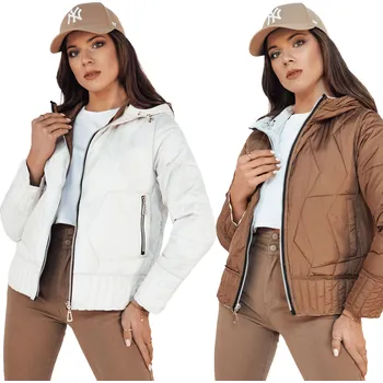 Dámská softshellová bunda OBOUSTRANNÁ PŘECHODNÁ DÁMSKÁ BUNDA BÍLÁ ty4204 - XXL