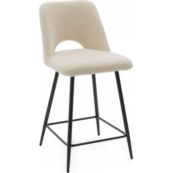 Barová židle BAROVÁ ŽIDLE ČALOUNĚNÝ BOUCLE TEDDY DO OBÝVACÍHO POKOJE JÍDELNY BAROVÝ MODERNÍ ORO