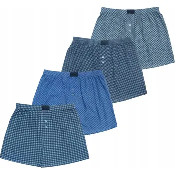 Pánské oblečení Pánské boxerky Anet, vícebarevné, 100% bavlna, sada 4 ks, velikost L